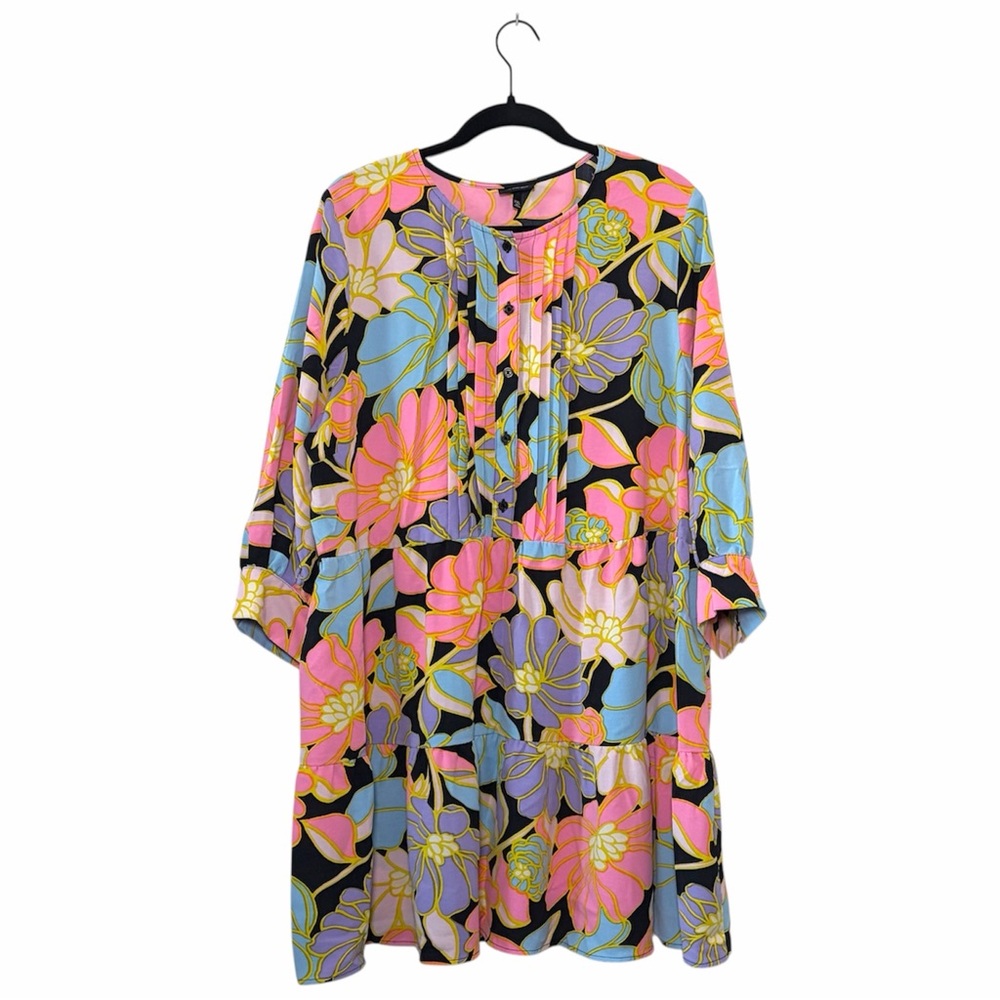 Who What Wear Floral Mini Dress - Multicolor